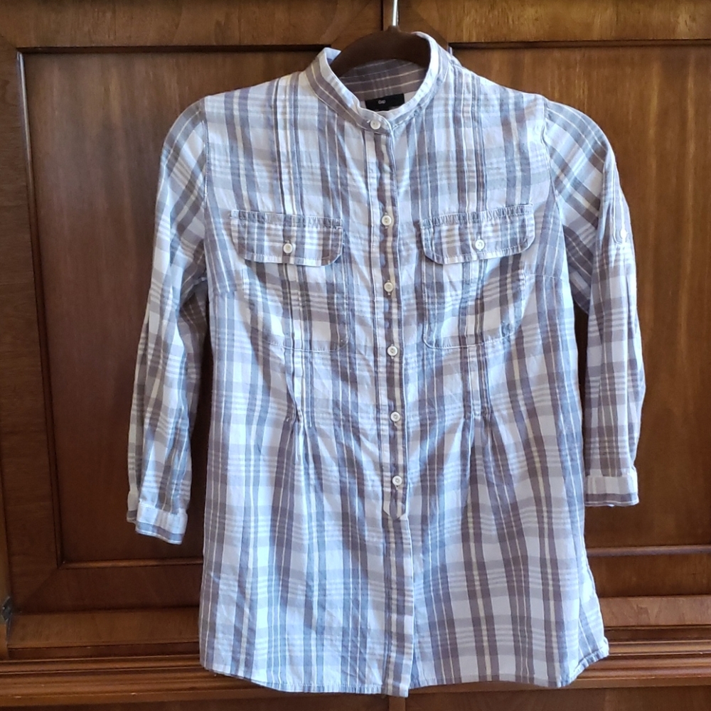 Light-Weight Cotton Button-Down Top by Gap
